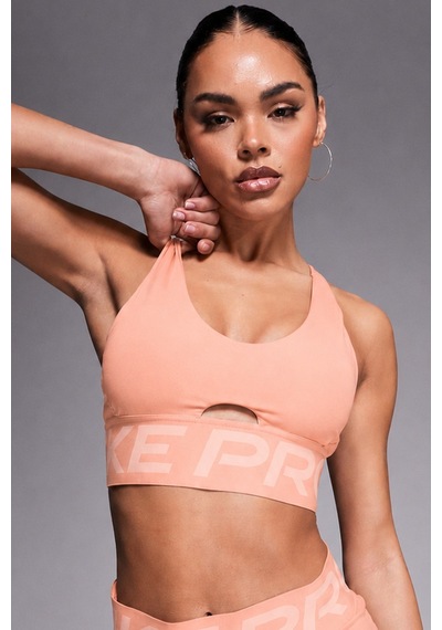 Nike Pro Indy Plunge-support Bra Kadın Spor Bra Turuncu