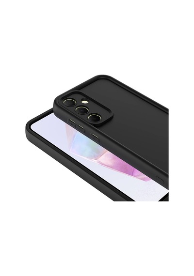 Zore Galaxy Uyumlu A55 Kılıf Kamera Korumalı Ananas Kapak - Pembe Koyu Pembe Koyu