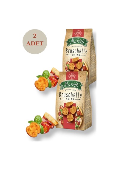 2 Adet Bruschette Chips Pizza Kızarmış Ekmek 70 Gr