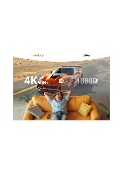 Lemorele Hd200, Firestick Ar Glass Gözlük Uyumlu Hdmı'dan Type-c'ye 5000mah Bataryalı 4k Dönüştürücü Çevirici