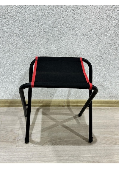 Akıllıelma Katlanır Kamp Taburesi Siyah