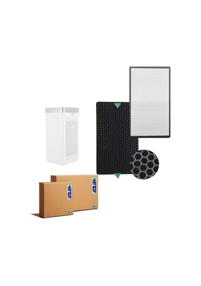 Hava Temizleme Performansı Yüksek Hepa Ve Karbon Filtre Seti, 2 Adet 150 Mm