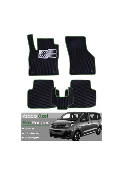 Opel Zafira 2019-2025 Uyumlu Eva Paspas Tam Set Araca Özel,oto Paspas,kolay Montaj 127