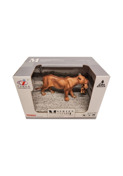 Calimera Toys Hayvan Figürleri Oyuncak Dişi Aslan Ve Yavrusu Hayvan