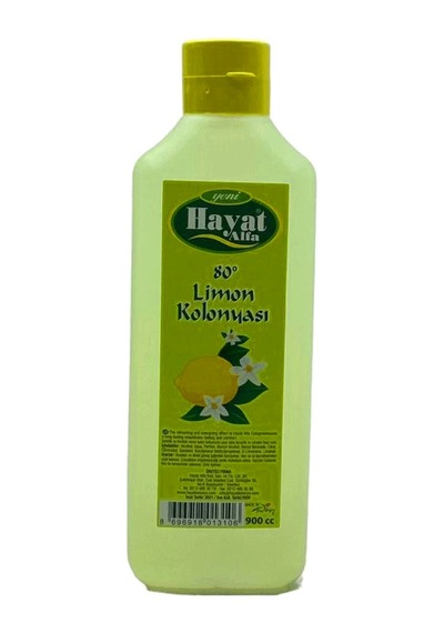 Limon Kolonyası - 900 Ml - 80 Derece