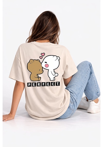 Sevgili Kombini Perfect Pair Ayıcık Baskılı Çift Tişört Oversize Unisex Partner Kombin Seti Mavi Sevgili Kombini Perfect Pair Ayıcık Baskılı Çift Tişört Oversize Unisex Partner Kombin Seti Mavi