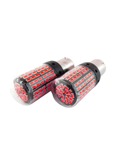144 Led Tek Duy Oto Led Ampülü Kırmızı Güçlü Işık Tak Kullan 2 Adet