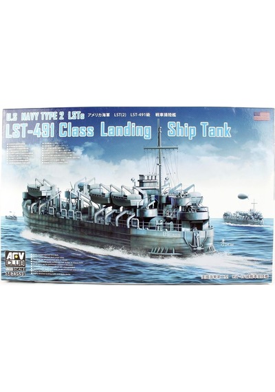 Afv Club Se73519 1/350 Ölçek, Lst-491 Class Çıkartma Gemisi, Plastik Model Kiti