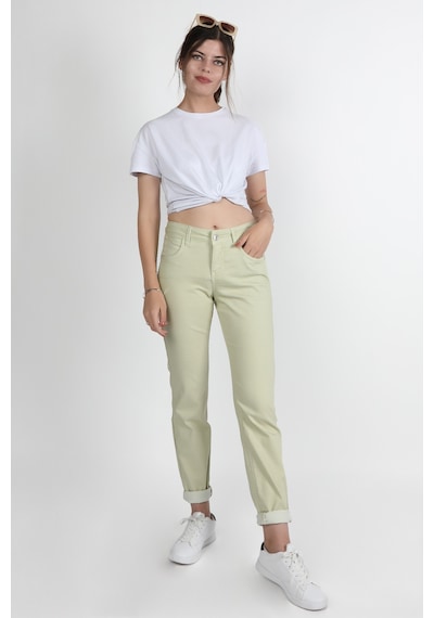 Balins Bayan Gabardin Pantolon Mint Mint Yeşili