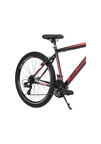 Sarissa Moon 27,5" Jant Mtb Ön Amortisörlü Shimano 21 Vites V Fren Dağ Bisikleti Siyah Kırmızı