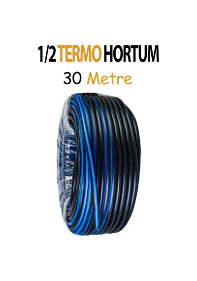 1/2 Lik Termo Bahçe Sulama Hortum Isıya Ve Basınca Dayanıklı 30 Metre Uzunluğunda Sert Hortum