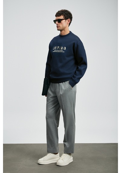 Lufian Oracle Erkek Sweatshirt Lacivert Lacivert 112030178100200