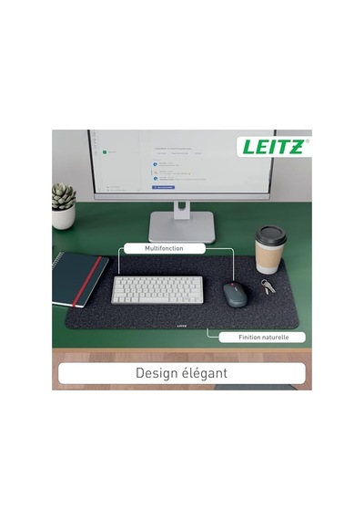 Desk Mat Keçe 36x70 Cm Gri