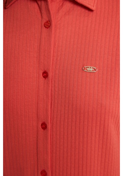 U.S. Polo Assn. Kadın Kiremit Örme Elbise 50323469-vr031