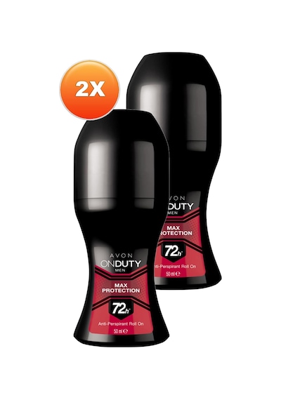 Avon Onduty Max Protection 72H Erkek Roll-On Deodorant 2 x 50 ML