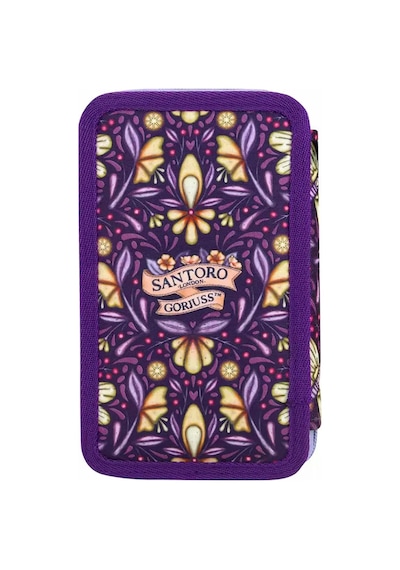 Santoro Gorjuss Firefly Dawn 3 Katlı İçi Dolu Kalem Çantası 607gj34 Çok Renkli