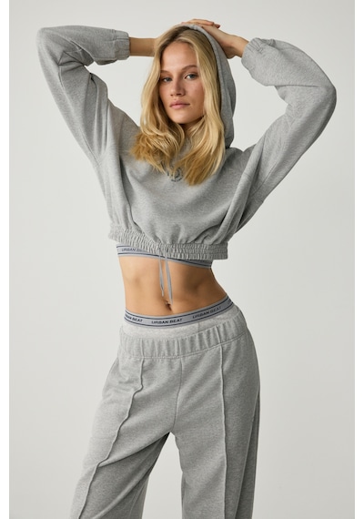 Urban Beat Kathrıne Kadın Kapüşonlu Grimelanj Sweatshirt Grimelanj