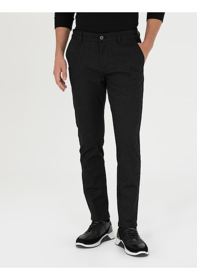 Pierre Cardin Erkek Siyah Kanvas / Chino Pantolon 50278461-vr046 Siyah