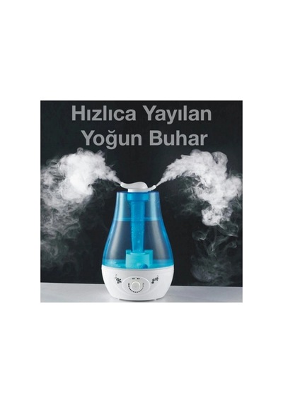 Evonest Buhar Makinesi Hortum Hariç Çift Sprey Ultrasonik Hava Nemlendirici 3.5l
