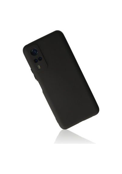 Vivo Y53s Kılıf Siyah Renk Kamera Korumalı Esnek Kapak Siyah