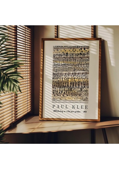 Paul Klee Çerçevesiz Poster, Modern Dekoratif Çerçevesiz Poster, Tablo, Paulklee-1, 30 X 40
