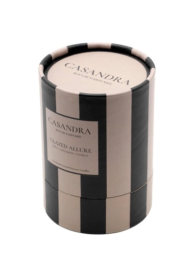 Casandra Glazed Allure Soya Mum Elma & Tarçın & Vanilya Kokulu Dekoratif Aromaterapi Mum Diğer