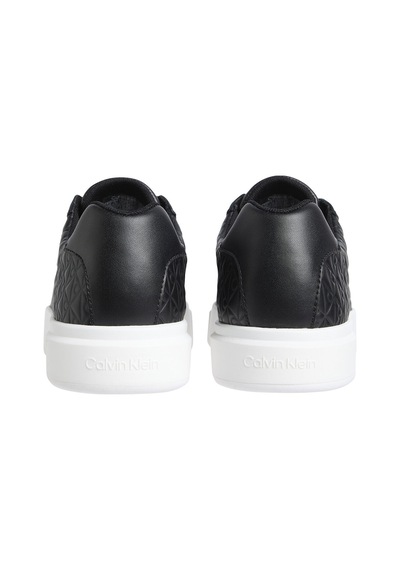 Calvin Klein Jeans Kadın Basket Lace Up Lth Aop Ayakkabı Yw0yw02006beh Siyah