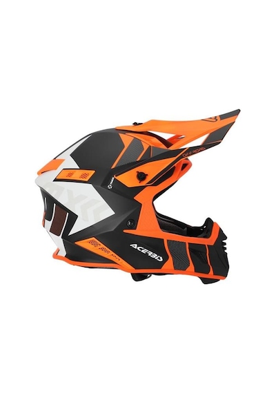 Acerbis X-Track 22-06 Motosiklet Kaskı Siyah - Turuncu
