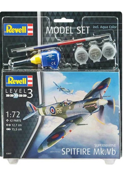Revell 1 72 Supermarine Spitfire Mk.v b Model Seti 63897