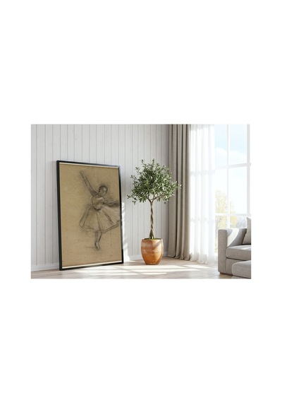 Klasik Sanat Degas Dönen Dansçı Çerçevesiz Poster 21x30 Cm A4 Tablo Klasik Sanat Yağlı Boya