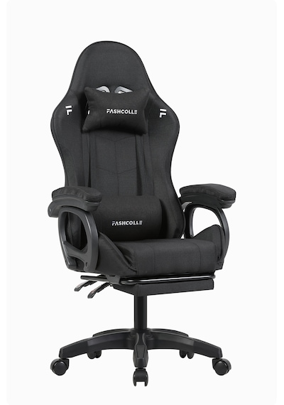 Fashcolle Dynamic Air Kumaş Black Masajlı Oyuncu Koltuğu