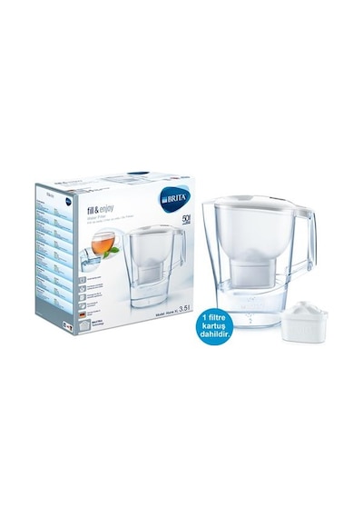 BRITA Aluna Xl 3.5 Lt Filtreli Sürahi Su Arıtma Beyaz