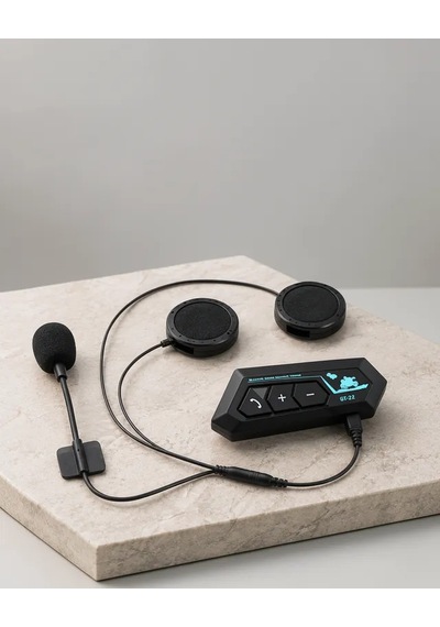 Astraltech Bt22 Kablosuz Kask Kulaklığı Bluetooth 5.0 Su Geçirmez