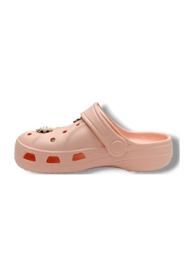 Apella E300-3-26 Kelebek Yıldız Süslü Sabo Kız Çocuk Terlik&sandalet 31-35 Pudra
