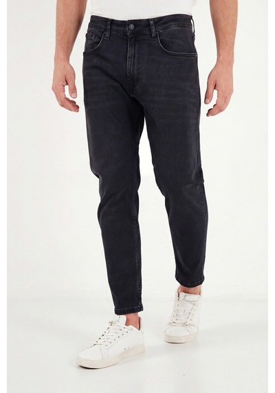 Buratti Pamuklu Slim Fit Normal Bel Jeans Erkek Kot Pantolon 5901c83mılano Siyah