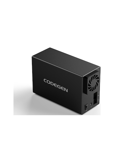 Codegen 2.5 / 3.5 Sata Ssd 2x20tb Disk Yuvalı Dual Raid Özellikli Harddisk Ssd Kutusu Cdg-hdc-35duo