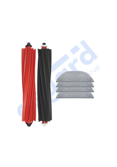 Roborock S8 Maxv Ultra Uyumlu 1 Ana Fırça 4 Mop Pkt-iasgf0000787