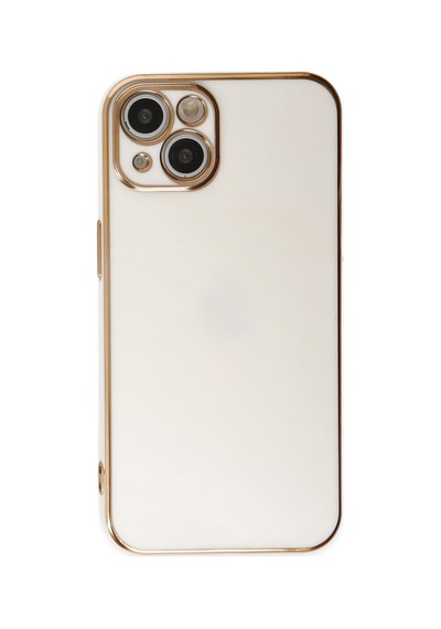 Apple iPhone Uyumlu - 14 Plus Kılıf Volet Silikon - Beyaz