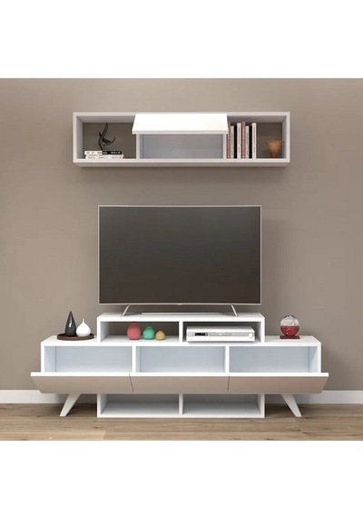 Tv Ünitesi Arzu Beyaz 150 Cm Tv Ünitesi Arzu Beyaz 150 Cm