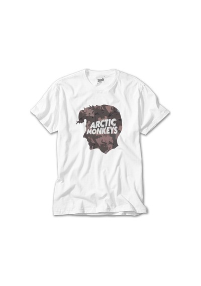 Arctic Monkeys Head Beyaz Tişört Beyaz