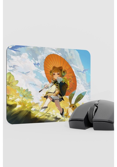 Yaoyao Genshin Impact Anime Oyuncu V5 - 22x18 Gaming Mouse Pad Fare Altlığı