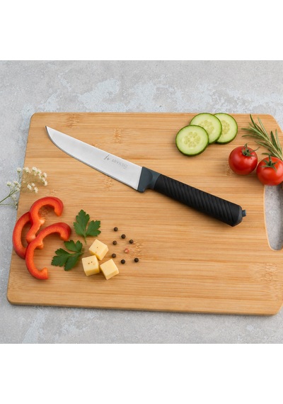 Aryıldız Lova Ekmek Bıçak Antrasit 14,5 Cm Renkli