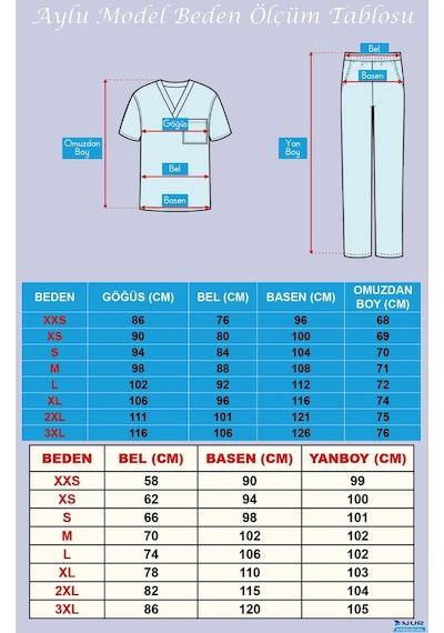 Aylu Model Soft Likra Mürdüm Doktor Hemşire Hastane Scrubs Üniforma Takımı Mürdüm