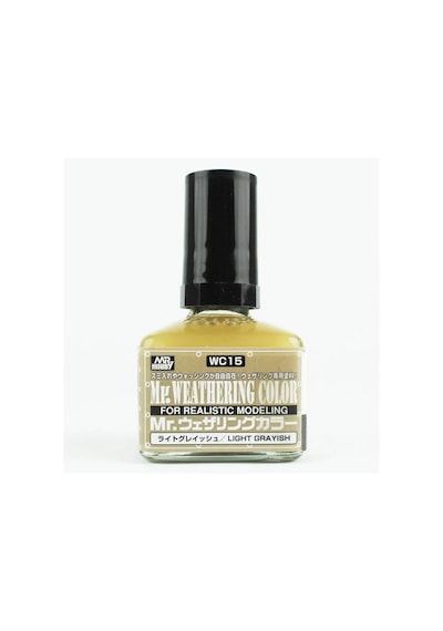 Mr.hobby Wc-15, 40 Ml. Filter Liquid Light Grayish Eskitme Maket Boyası Standart