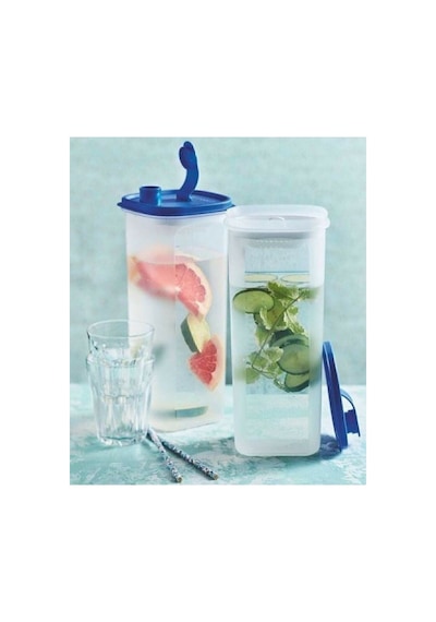 Çok Amaçlı Sürahi 2 Litre 2 Adet Mavi