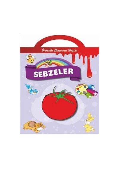 Sebzeler Örnekli Boyama- Parıltı Yayınları
