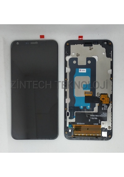 LG Uyumlu Q6 Lcd Ekran+Dokunmatik Full Çıtalı