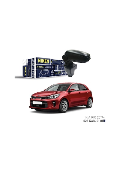 Niken Kia Rio 2017- Araca Özel Kol Dayama Siyah