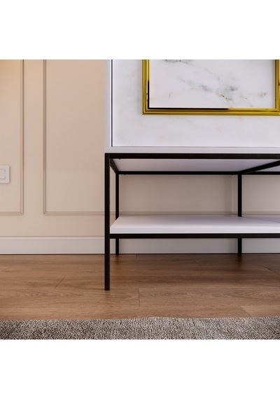 Pasific Home Martin 2 Kapaklı Sürgülü Gardırop Elbise Dolabı Beyaz - Beyaz Mermer 120 CM