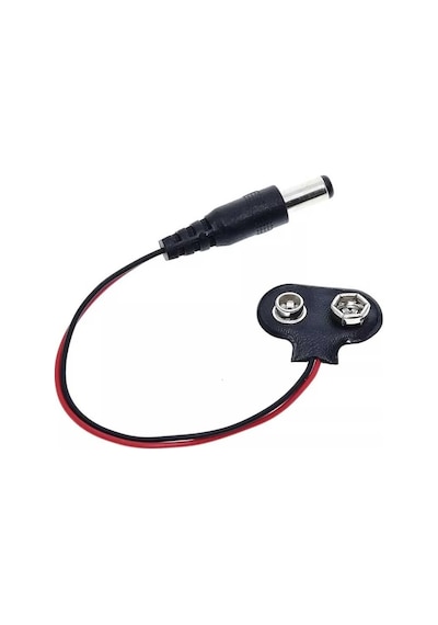 3 Adet - 9 Volt 2.1 Mm Jacklı Pil Başlığı, Adaptör Dönüştürücü Bağlantı Kablosu, Jack Battery Connector, Ic-232a